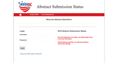 Desktop Screenshot of abstracts.arrs.org